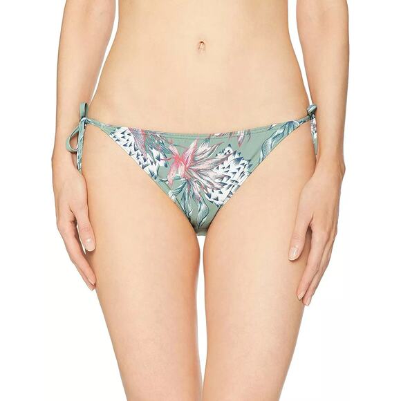 Roxy Women's Little Bandits Tie Side Surfer Bikini Bottom sz L - Picture 1 of 3